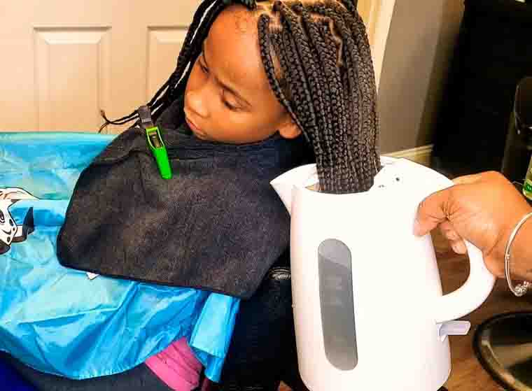 What Is The Purpose Of Dipping Box Braids In Hot Water?