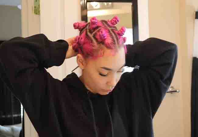Bantu knots, no one’s going to stop