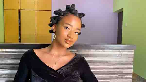 Bantu knots as a protective style, individuals with low-porosity hair