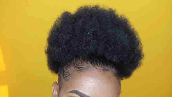 Protective Hairstyle Look Using Ponytail Natural Hair Extensions