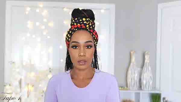 Wrapping hair with a head wrap help in retaining moisture