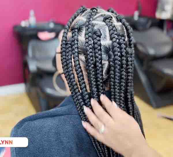 Box braids are the least damaging