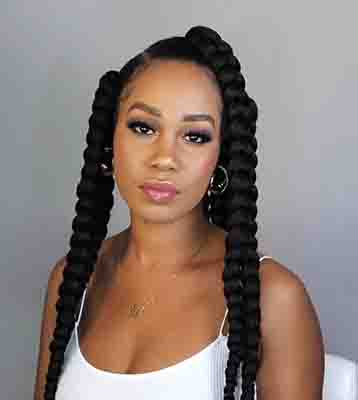 Creative Styling Options For Bigger Braids