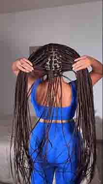 How Knotless Braids Promote Hair Growth