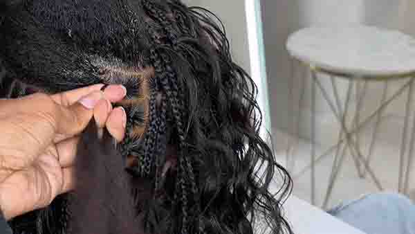 How to Do Knotless Braids With Human Hair