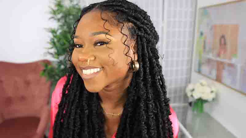 Goddess Soft Locs hairstyle with elegance