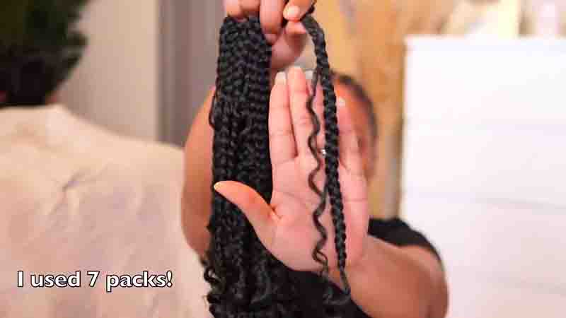 Options for Hair Extensions in Short Bohemian Box Braids