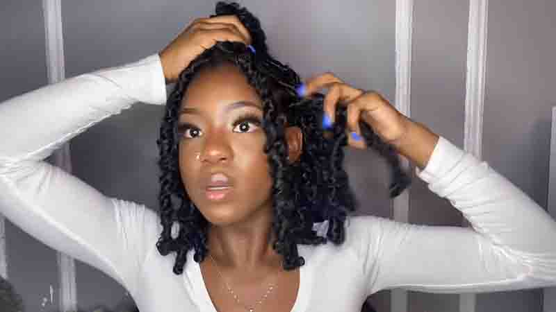 Step-by-Step Styling for Short Soft Locs