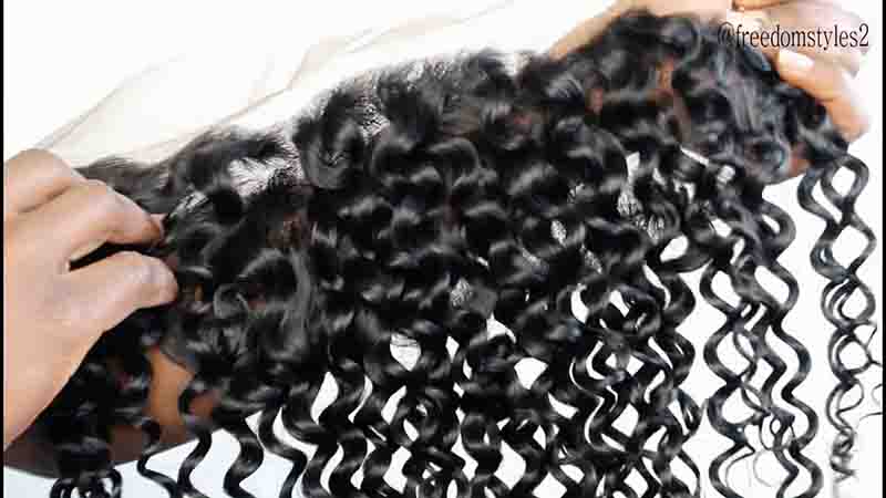 Different types of weave installations