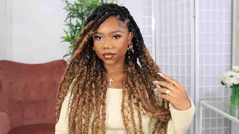 Different Distressed Faux Locs Styles