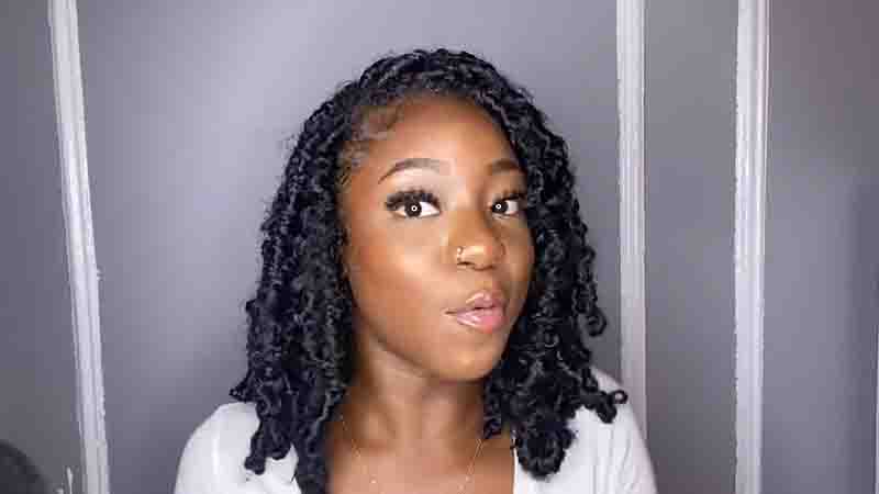 Versatile styling examples for short soft locs