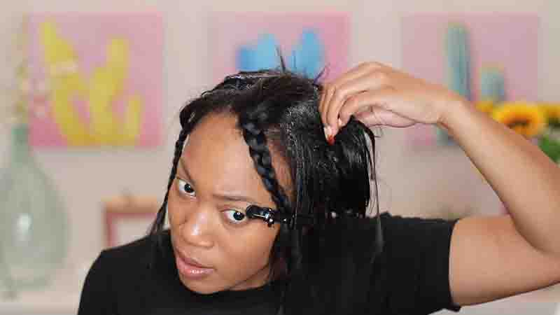 Weave removal process steps